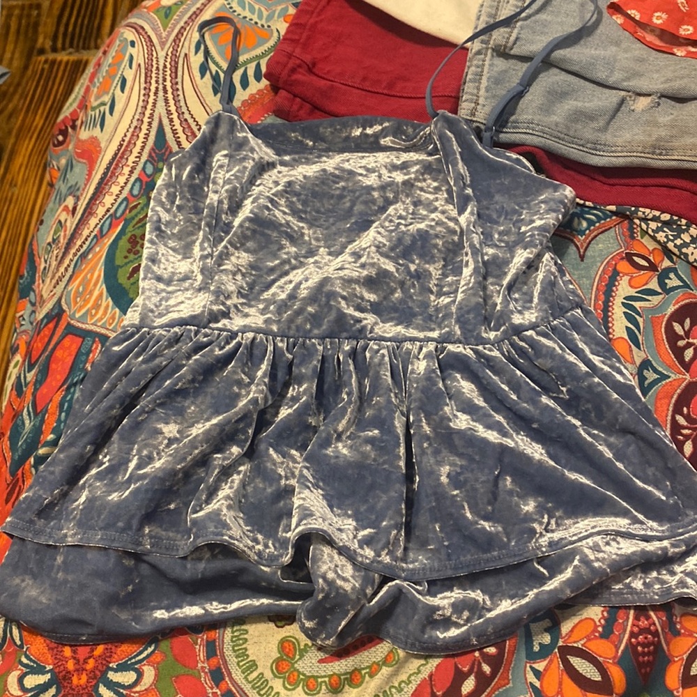 Velvet tank top